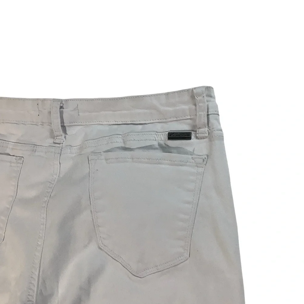 KanCan Taylor High Rise Distressed Skinny Jeans Size 15 / 31 White